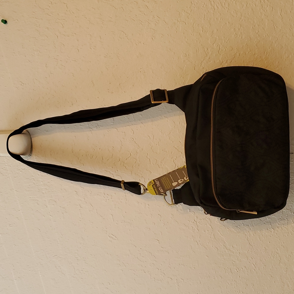 New Travelon anti-theft travel bag black